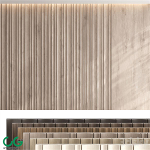 Wood panel set v07